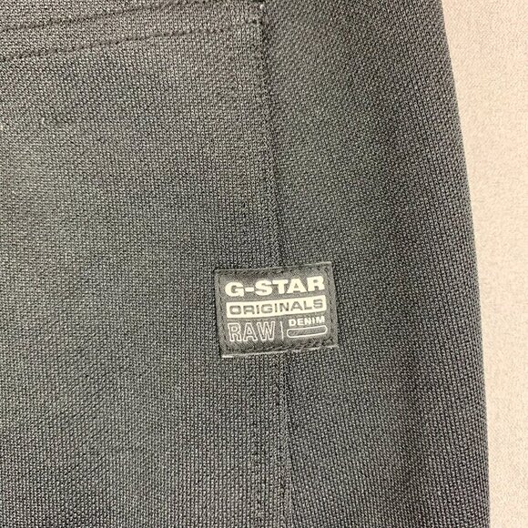 G Star Raw Mens Sweatpants Medium Black White Joggers Rodis Block SW Tapered - Picture 15 of 15